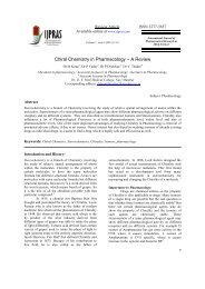 Chiral Chemistry in Pharmacology Å A Review - International ...