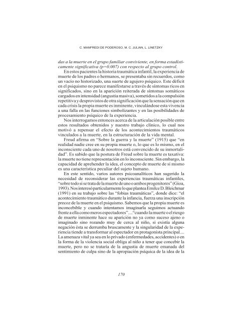 Manfredi, Julian, Linetzky.pmd - Asociación Psicoanalítica de ...