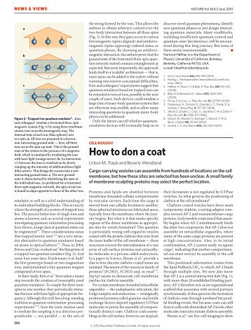 News and Views in Nature