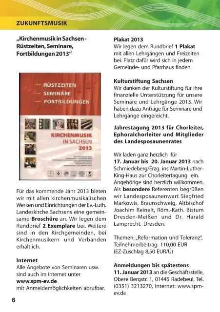 Rundbrief Nr. 3 - Dezember 2012 - Sächsische Posaunenmission eV