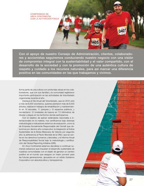 Informe Anual 2012 - Arca Continental