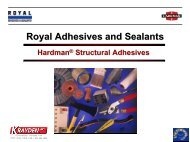 Hardman Structural Adhesives Presentation - Royal Adhesives ...