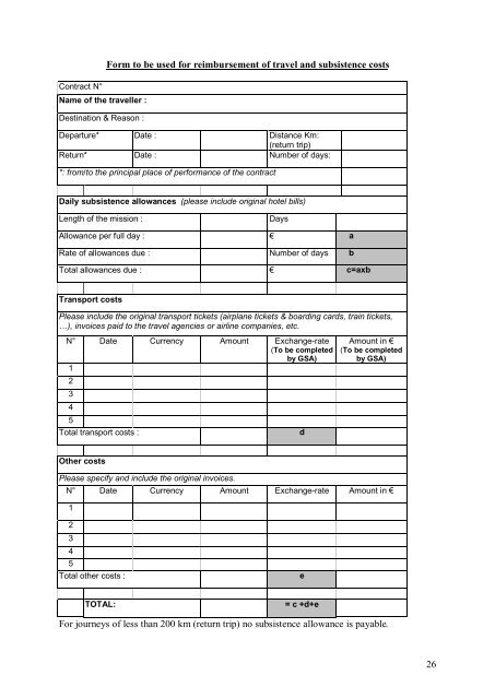 ANNEX 5 - DRAFT SERVICE CONTRACT - European GNSS Agency