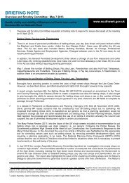 Officer Briefing Note , item 6. PDF 136 KB - Southwark Council