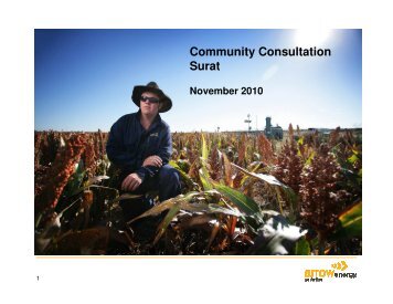 Community Consultation Surat - Arrow Energy