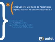 Presentación template - Entel