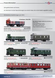 TILLIG Modelleisenbahn Neuheiten in Spur H0 - Modellbahn-Portal.de