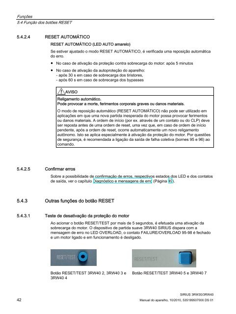 SIRIUS 3RW30 e 3RW40 - Industry