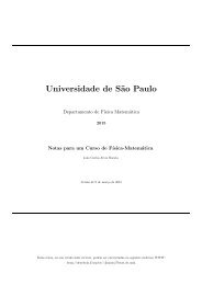 Universidade de SËao Paulo - Curso de FÃ­sica-MatemÃ¡tica - USP