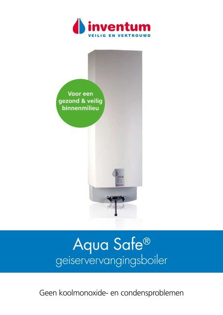 wees onder de indruk Tante Speciaal Inventum Aqua Safe geiservervangingsboiler - Warmteservice