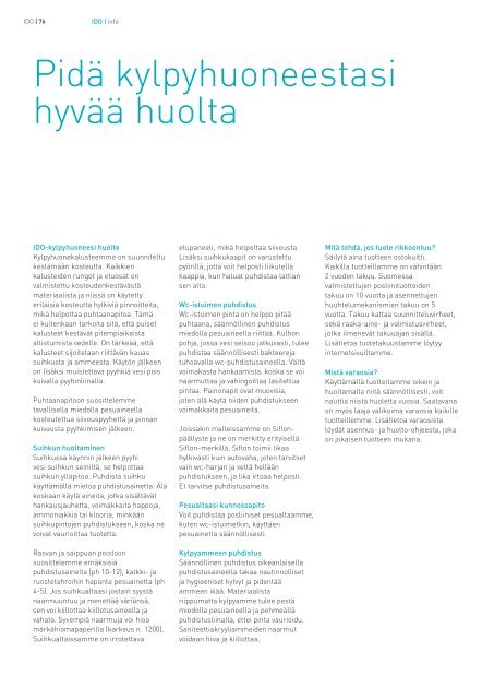 KYLPYHUONEMALLISTO - Rakentaja.fi