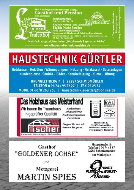 34. Marktfest in Schmidmühlen am 4. und 5. August!