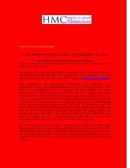 HMC Projects in Central and Eastern Europe - ICCG