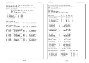 Spielplan - Kreisliga 3 Mfr. Nord Saison 2003/2004 AUFSTIEG (K3H ...