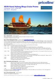 4D3N Hanoi Halong Bhaya Cruise Promo - Tour Packages NATAS ...