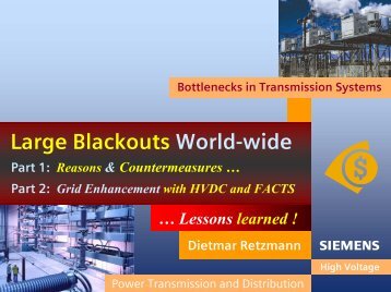 Power Transmission and Distribution - Siemens