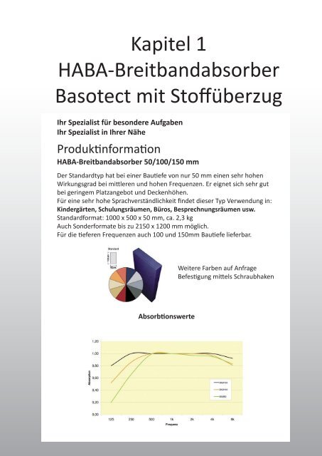 HABA Akustik - Haberstroh Baubedarf GmbH