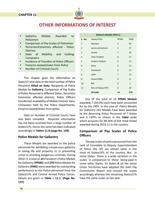 Data on Police Organisations in India - Commonwealth Human ...