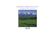 JACKSON HOLE REALTY