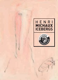 Henri Michaux. Icebergs - CÃ­rculo de Bellas Artes