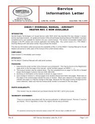 Service Information Letter - Hartzell Engine Technologies