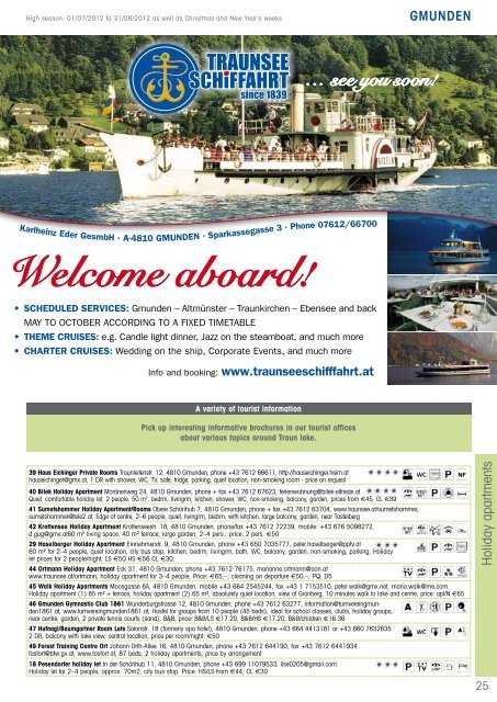 aboard! - Download brochures from Austria