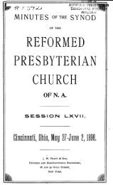 Reformed Presbyterian Minutes of Synod 1896 - Rparchives.org