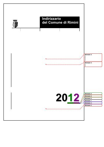 indirizzario Ufficio stampa 20120126 - Comune di Rimini