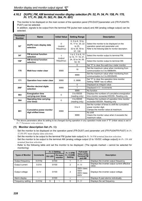 FR-A701 INSTRUCTION MANUAL (Applied) - Automation Systems ...