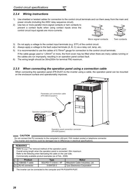 FR-A701 INSTRUCTION MANUAL (Applied) - Automation Systems ...