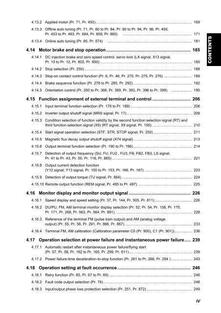 FR-A701 INSTRUCTION MANUAL (Applied) - Automation Systems ...