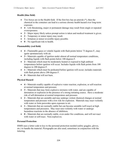 Safety Assessment Program Evaluator Student Manual