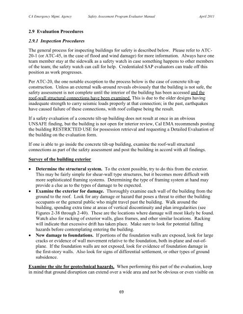 Safety Assessment Program Evaluator Student Manual