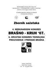 BRAÂ©NO - KRUH '07. - Prehrambeno-tehnoloÅ¡ki fakultet Osijek