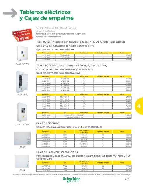 Índice - Schneider Electric