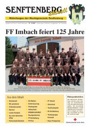 ff Imbach feiert 125 Jahre - Senftenberg Aktuell