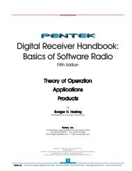 Digital Receiver Handbook: Basics of Software Radio