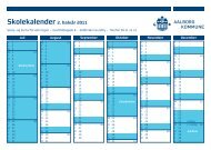 Feriekalender 2011-12 - Herningvej Skole