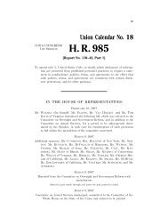 H. R. 985 - MSPB Watch