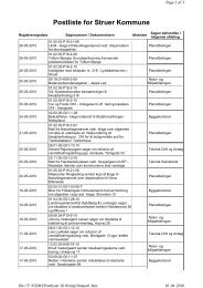 Postliste maj 2010 - Struer kommune