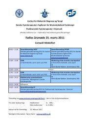 Program for ÃrsmÃ¸de og Generalforsamling 2011 (pdf)