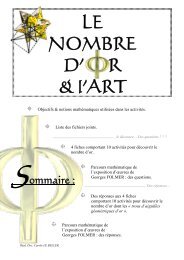 Nombre d'or et art : Georges FOLMER