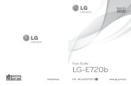 LG-E720b - Virgin Mobile Canada