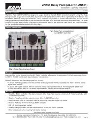 ZN551 Relay Pack (ALC/RP-ZN551) - BAPI
