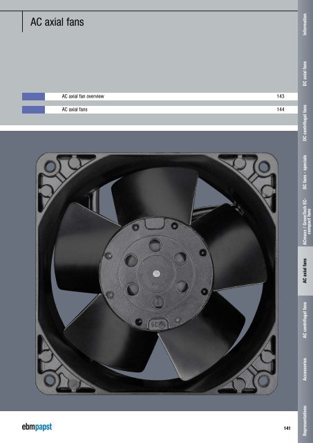 AC axial fans - ebm-papst