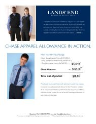 CHASe APPAReL ALLowANCe IN ACtIoN. - Lands' End | Corporate ...