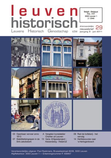 Jaargang 8 Nr.2 juni 2011 - Leuvens Historisch Genootschap