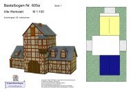 Bastelbogen 605a, alte Werkstatt - Projekt Bastelbogen