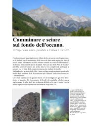 Camminare e sciare sul fondo dell'oceano. - Geologia e Turismo