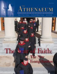 Athenaeum Magazine Fall 2012 - The Athenaeum Of Ohio